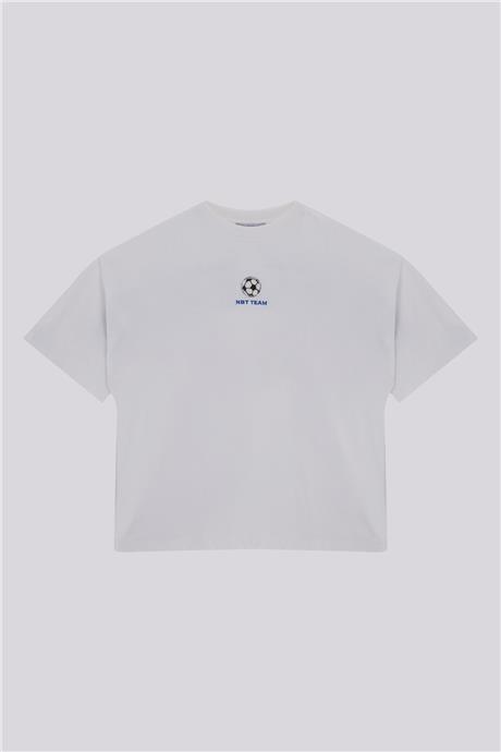 Nebbati Erkek Çocuk Beyaz TshirtNebbati Erkek Çocuk Beyaz Tshirt