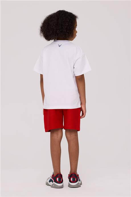 Nebbati Erkek Çocuk Beyaz TshirtNebbati Erkek Çocuk Beyaz Tshirt