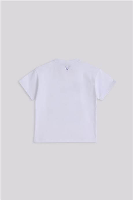 Nebbati Erkek Çocuk Beyaz TshirtNebbati Erkek Çocuk Beyaz Tshirt