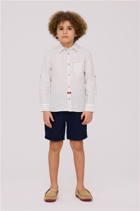 Nebbati Boy Striped ShirtNebbati Boy Striped Shirt