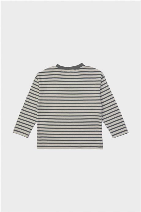 Nebbati Erkek Çocuk Çizgili T-Shirt