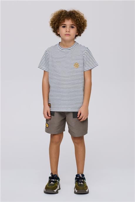Nebbati Erkek Çocuk Çizgili TshirtNebbati Erkek Çocuk Çizgili Tshirt