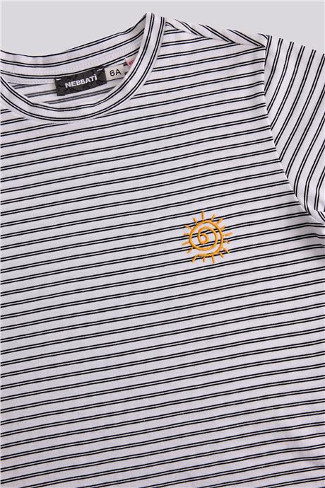 Nebbati Erkek Çocuk Çizgili TshirtNebbati Erkek Çocuk Çizgili Tshirt