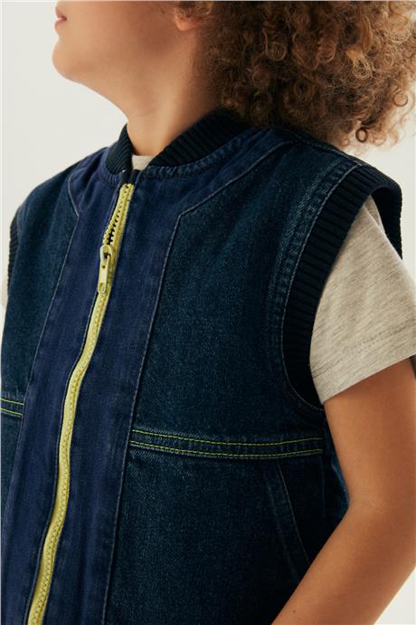 Nebbati Erkek Çocuk Denim Yelek