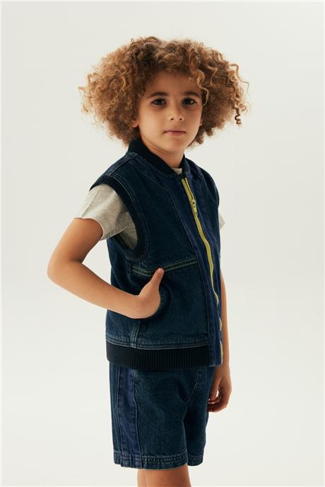 Nebbati Erkek Çocuk Denim Yelek