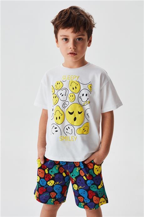 Nebbati Erkek Çocuk Desenli Pijama Takım