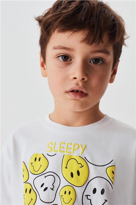 Nebbati Erkek Çocuk Desenli Pijama Takım