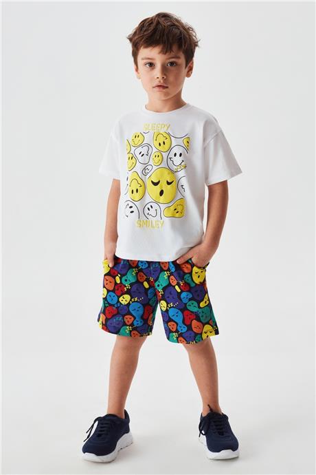 Nebbati Erkek Çocuk Desenli Pijama Takım