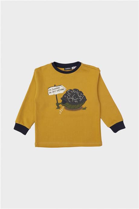 Nebbati Erkek Çocuk Desenli Pijama Takımı