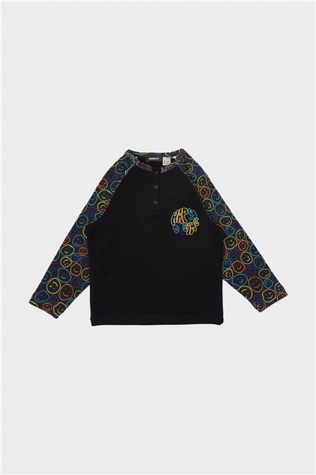 Nebbati Erkek Çocuk Desenli Pijama Takımı