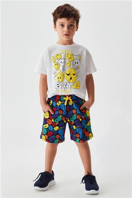 Nebbati Erkek Çocuk Desenli Pijama Takım
