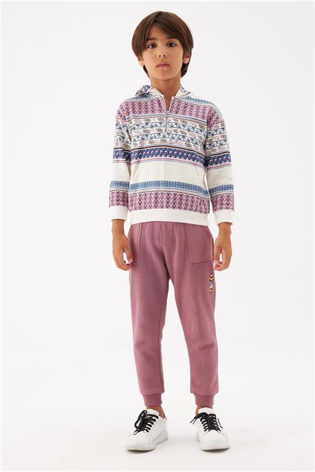 Nebbati Erkek Çocuk Desenli Sweatshirt