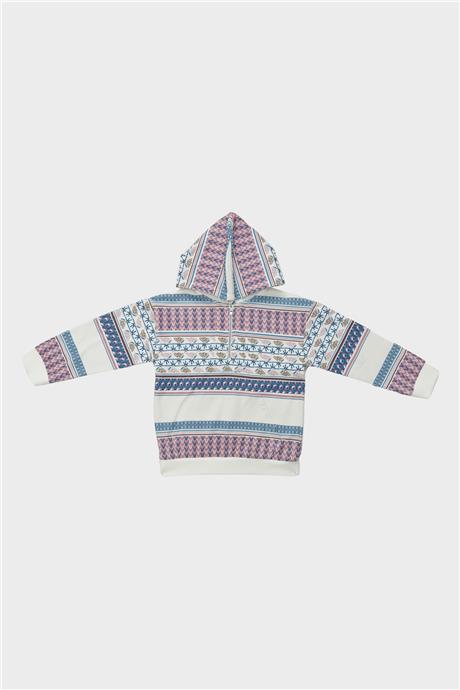 Nebbati Erkek Çocuk Desenli Sweatshirt