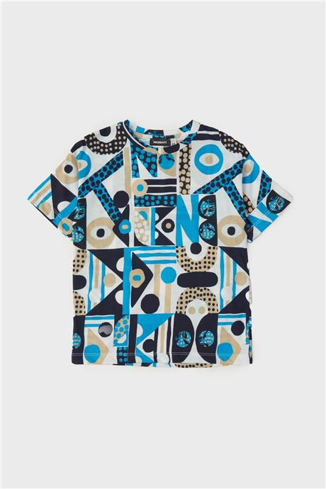 Nebbati Erkek Çocuk Desenli T-Shirt