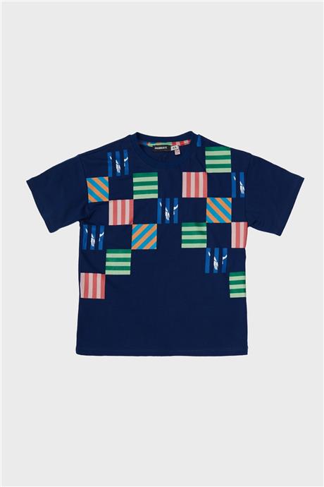 Nebbati Erkek Çocuk Desenli T-Shirt