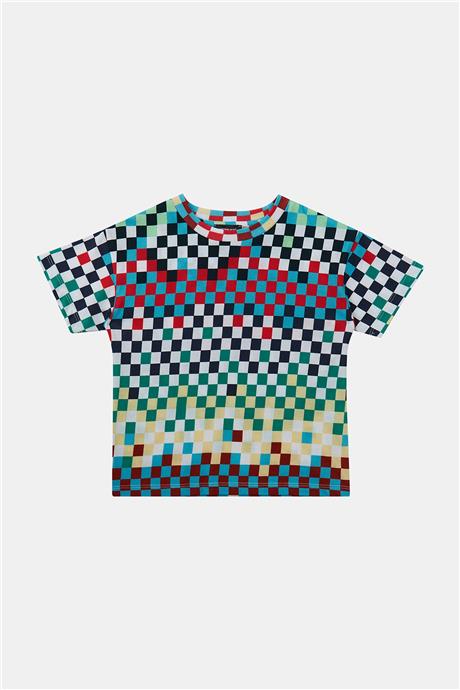 Nebbati Erkek Çocuk Desenli Tshirt