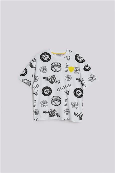 Nebbati Erkek Çocuk Desenli TshirtNebbati Erkek Çocuk Desenli Tshirt