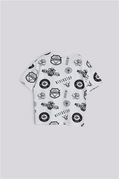 Nebbati Erkek Çocuk Desenli TshirtNebbati Erkek Çocuk Desenli Tshirt