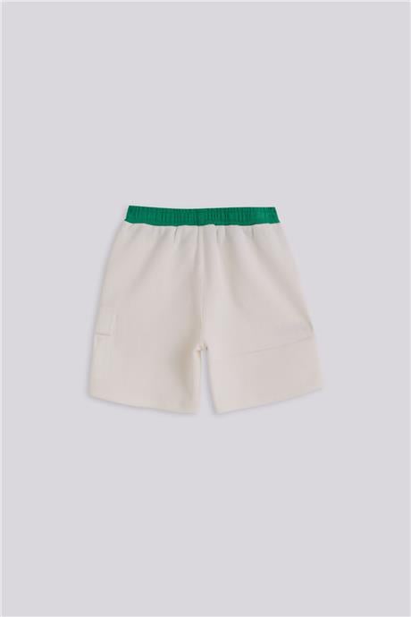 Nebbati Boy Ecru ShortsNebbati Boy Ecru Shorts