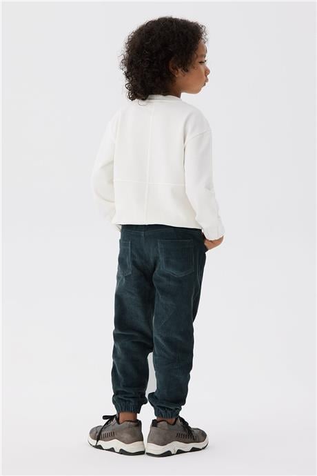 Nebbati Erkek Çocuk Ekru Sweatshirt