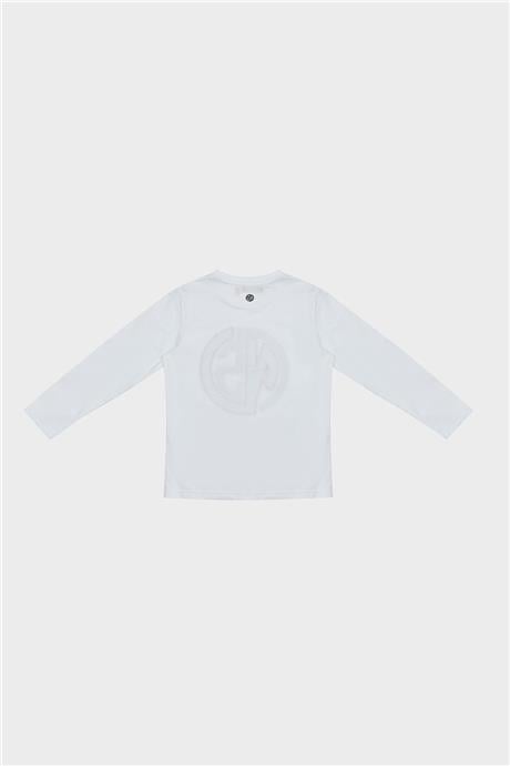Nebbati Erkek Çocuk Ekru T-Shirt