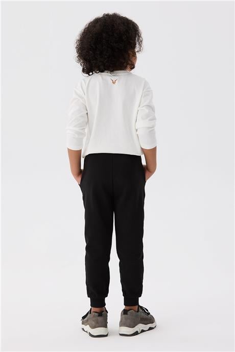 Nebbati Erkek Çocuk Ekru T-Shirt