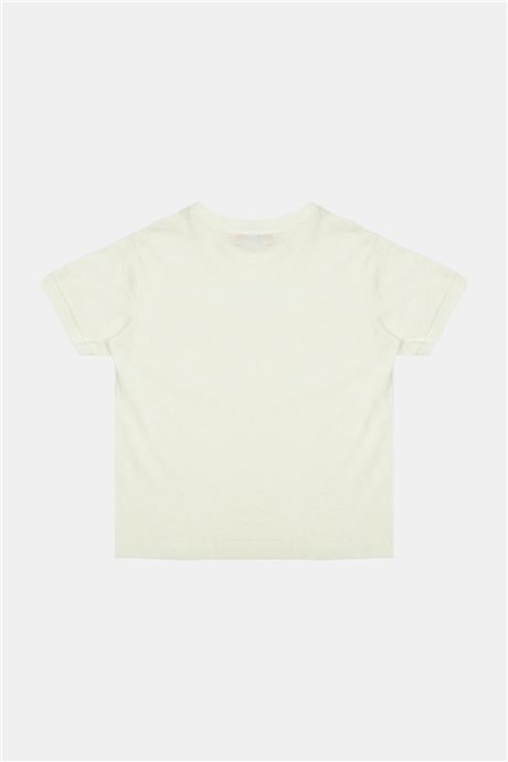Nebbati Erkek Çocuk Ekru Tshirt