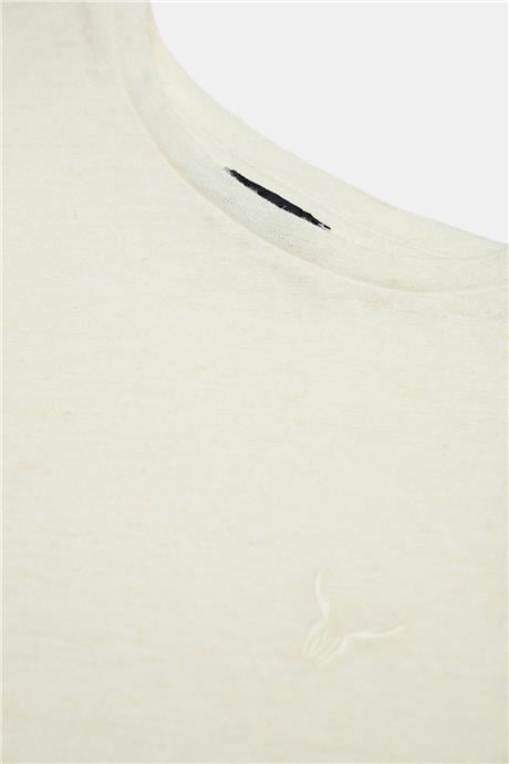 Nebbati Erkek Çocuk Ekru Tshirt