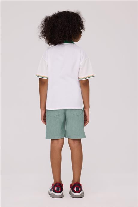 Nebbati Erkek Çocuk Ekru TshirtNebbati Erkek Çocuk Ekru Tshirt