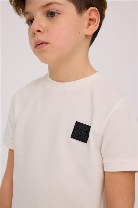 Nebbati Erkek Çocuk Ekru TshirtNebbati Erkek Çocuk Ekru Tshirt