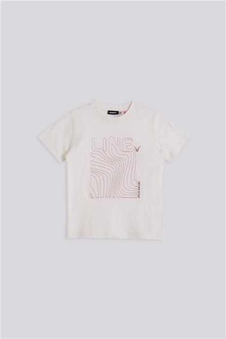 Nebbati Erkek Çocuk Ekru TshirtNebbati Erkek Çocuk Ekru Tshirt