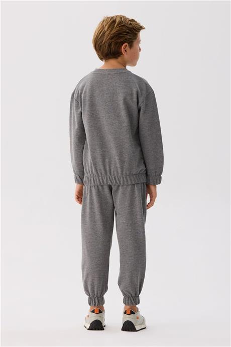 Nebbati Erkek Çocuk Gri Sweatshirt