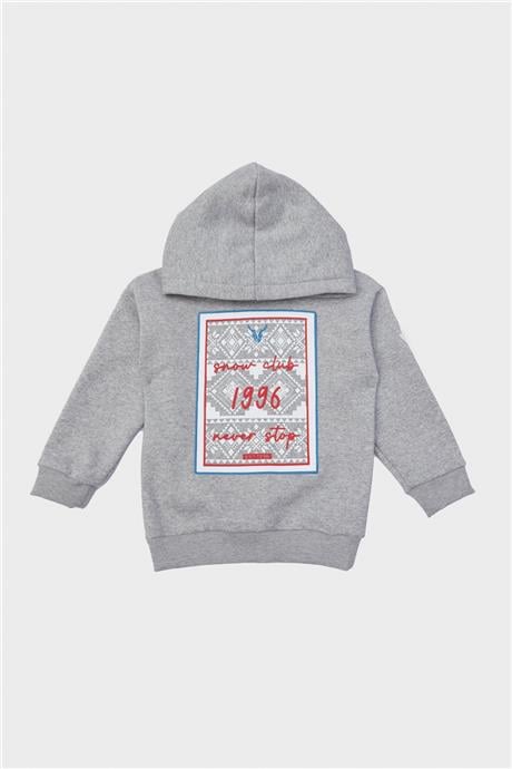 Nebbati Erkek Çocuk Gri Sweatshirt