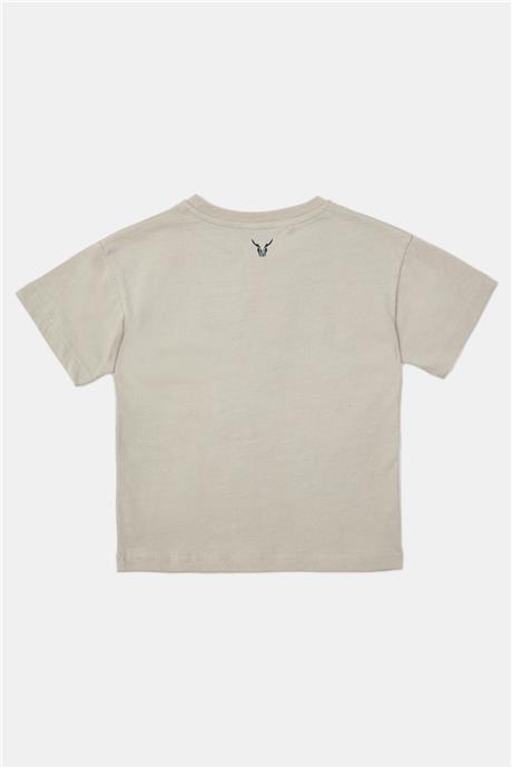 Nebbati Erkek Çocuk Gri Tshirt