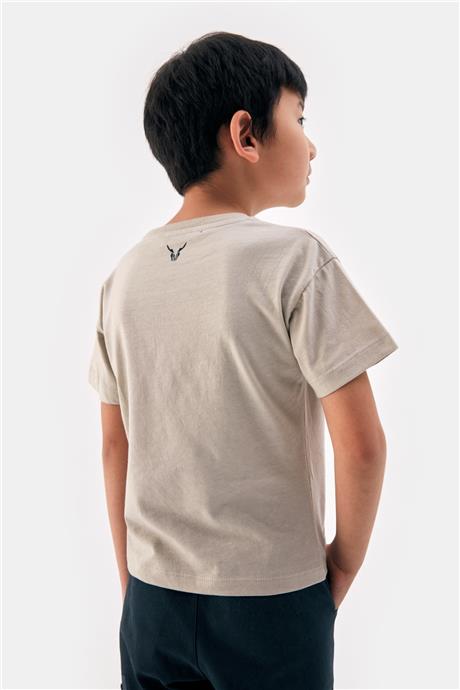 Nebbati Erkek Çocuk Gri Tshirt
