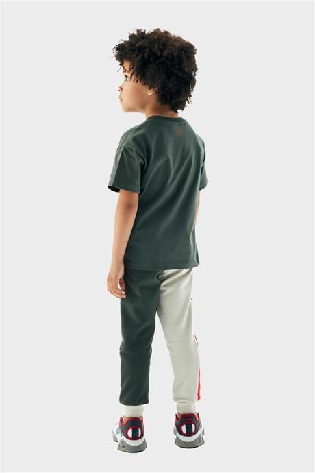 Nebbati Erkek Çocuk Haki T-Shirt