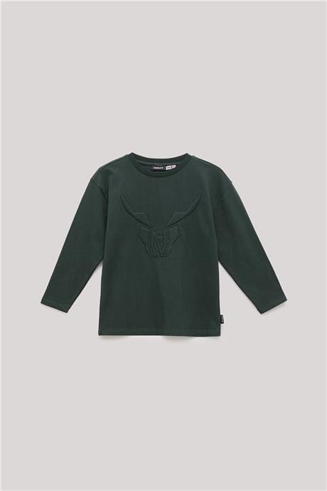 Nebbati Erkek Çocuk Haki T-Shirt