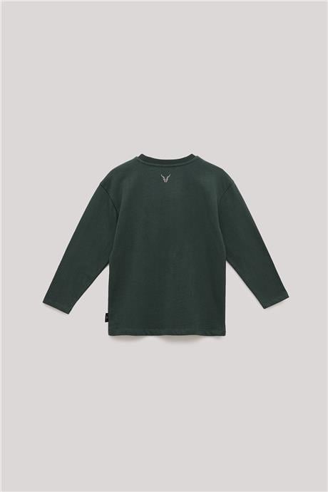 Nebbati Erkek Çocuk Haki T-Shirt