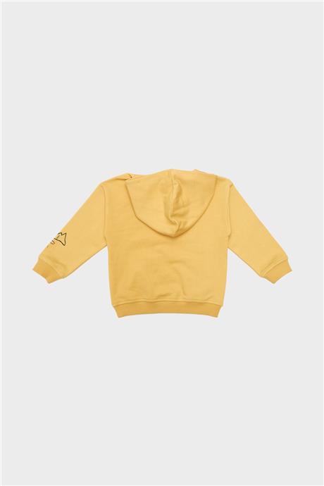 Nebbati Erkek Çocuk Hardal Sweatshirt