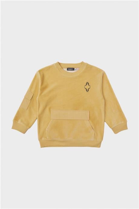 Nebbati Erkek Çocuk Hardal Sweatshirt