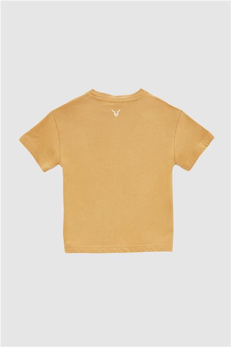 Nebbati Erkek Çocuk Hardal T-Shirt