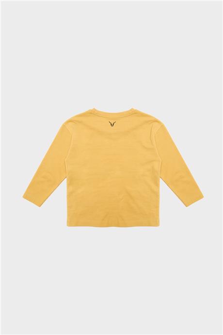 Nebbati Erkek Çocuk Hardal Tshirt