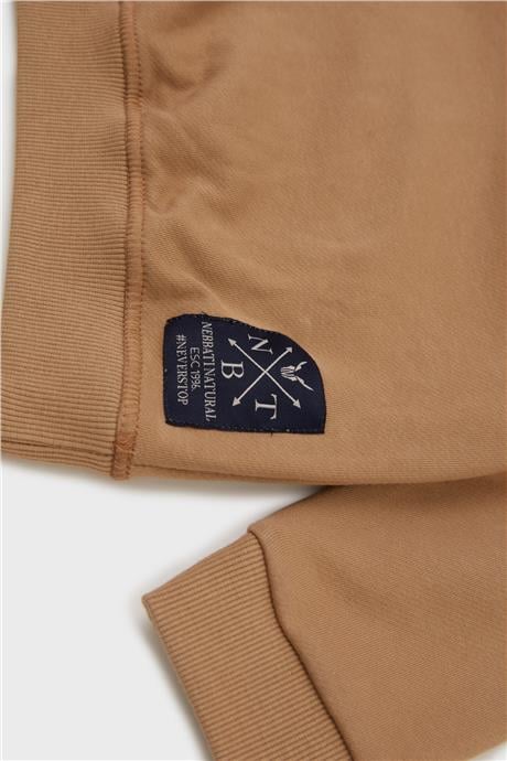 Nebbati Erkek Çocuk Kahve Sweatshirt