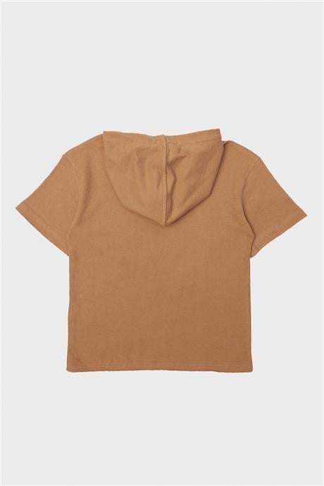 Nebbati Erkek Çocuk Kahve T-Shirt