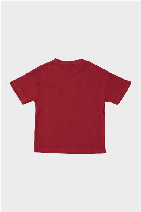 Nebbati Erkek Çocuk Kiremit T-Shirt