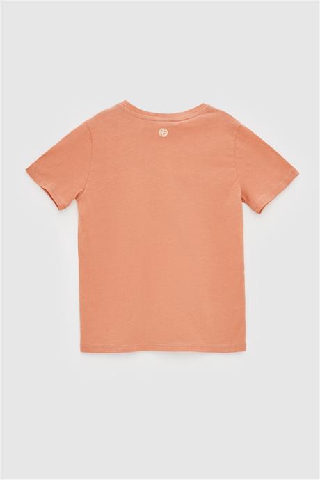 Nebbati Erkek Çocuk Kiremit T-Shirt