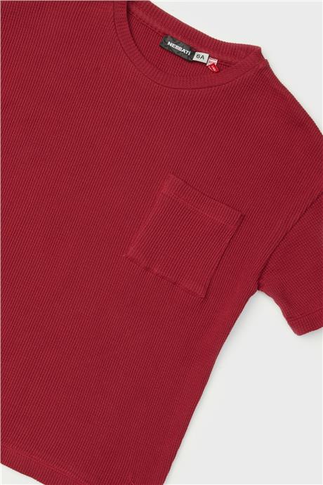 Nebbati Erkek Çocuk Kiremit T-Shirt