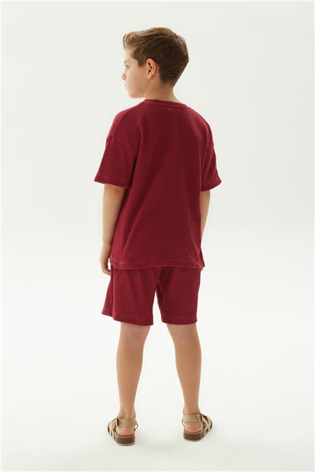 Nebbati Erkek Çocuk Kiremit T-Shirt