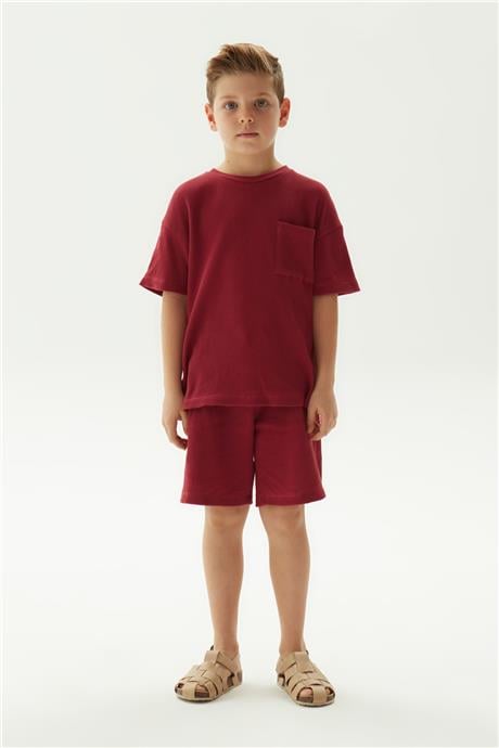 Nebbati Erkek Çocuk Kiremit T-Shirt