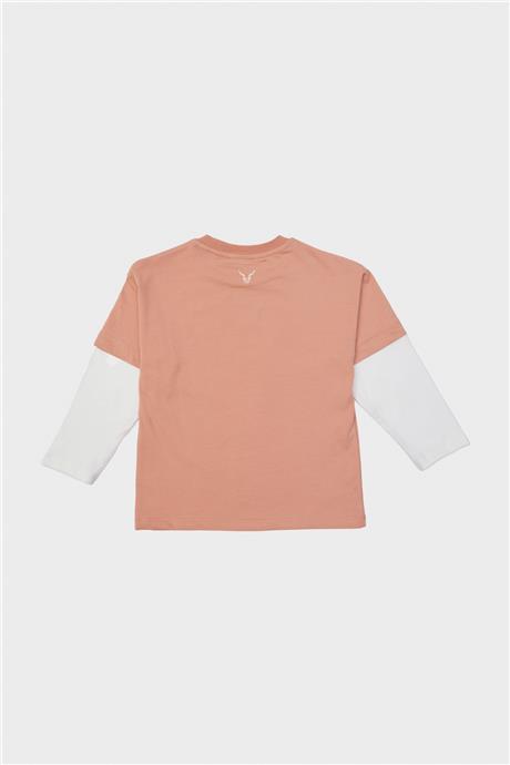 Nebbati Erkek Çocuk Kiremit T-Shirt
